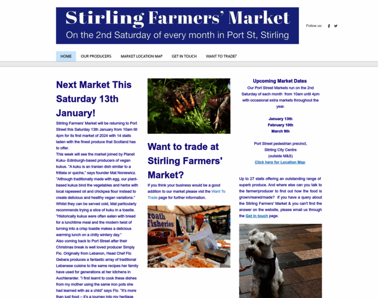 Stirlingfarmersmarket.co.uk thumbnail