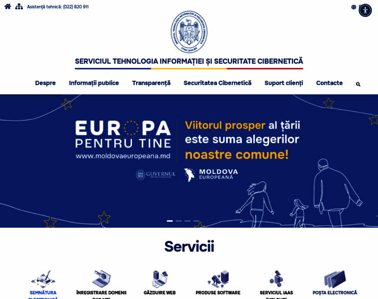 stisc.gov.md at WI. Pagina principală | Serviciul Tehnologia ...