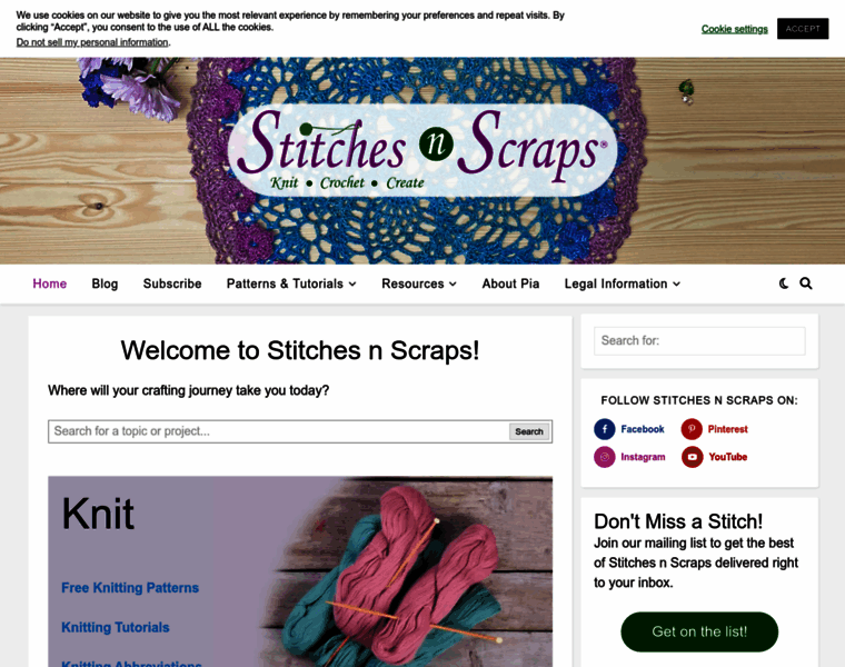 Stitchesnscraps.com thumbnail
