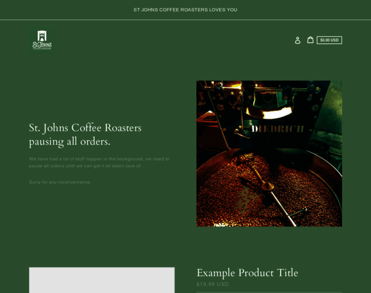 Stjohnscoffee.com thumbnail Stjohnscoffee.com thumbnail