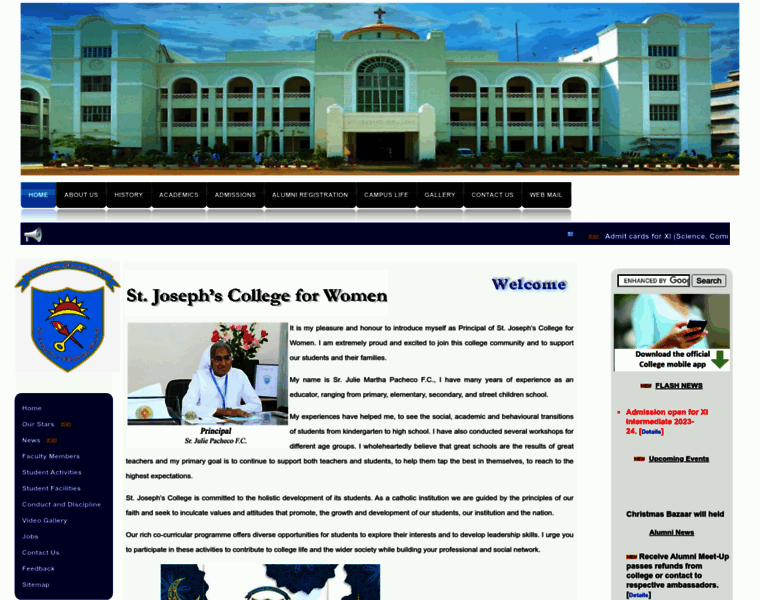 Stjosephscollege.edu.pk thumbnail