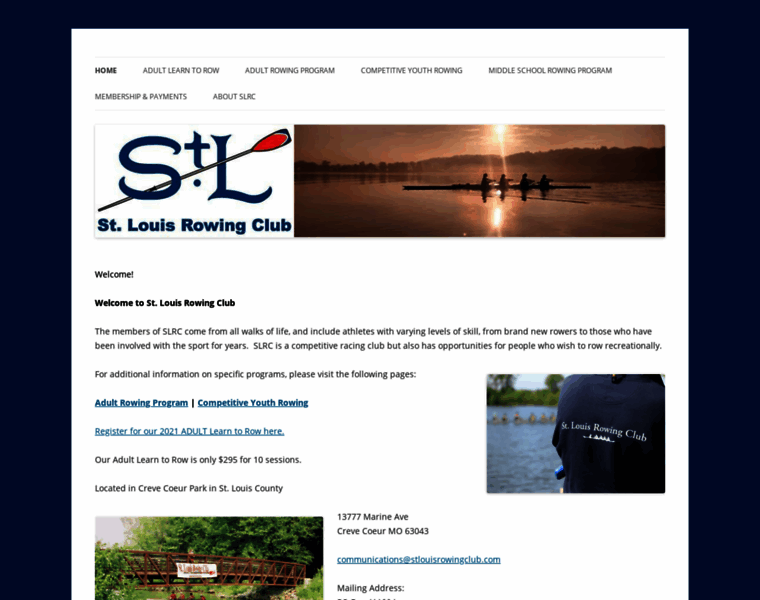 Stlouisrowingclub.com thumbnail