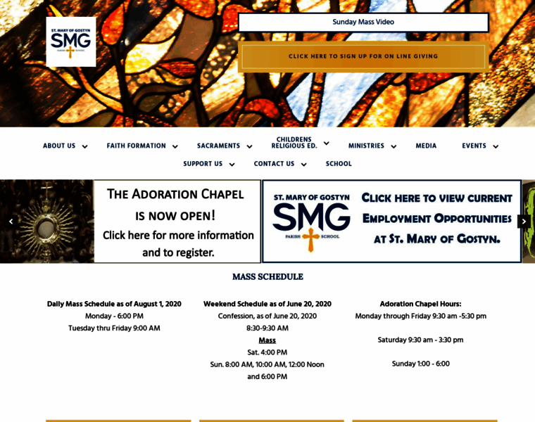 Stmarygostyn.org thumbnail