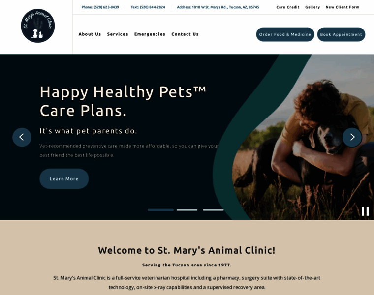 Stmarysanimalclinic.com thumbnail