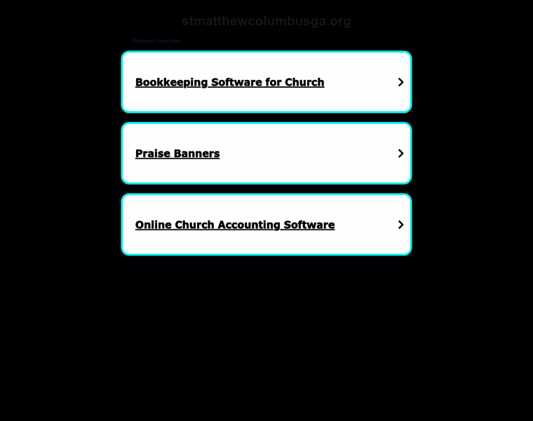 Stmatthewcolumbusga.org thumbnail
