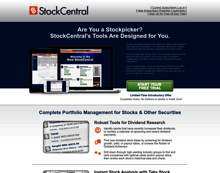 Stockcentral.com thumbnail