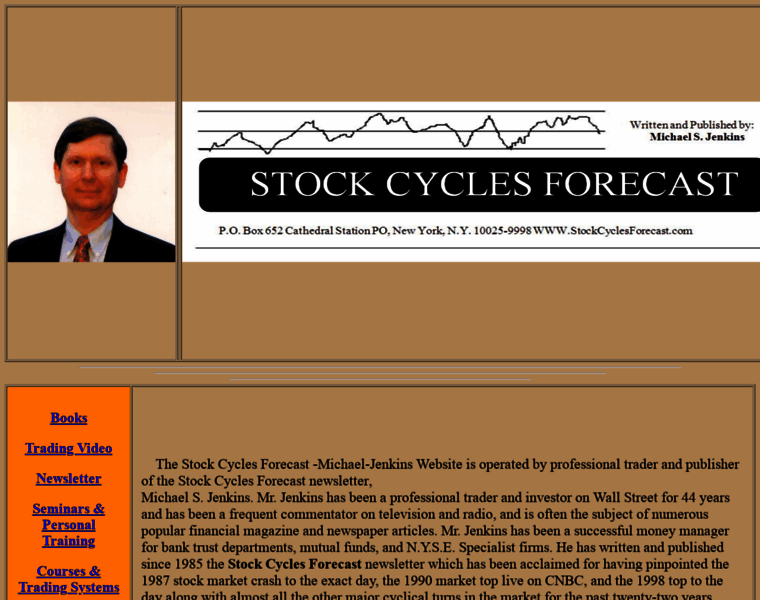 Stockcyclesforecast-michael-jenkins.com thumbnail