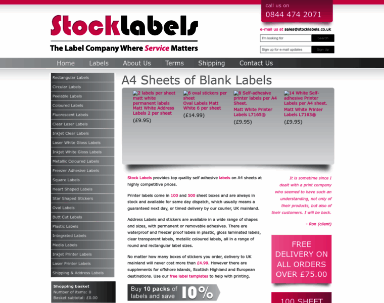 Stocklabels.co.uk thumbnail