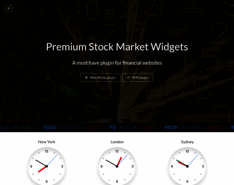 Stockmarketwidgets.financialplugins.com thumbnail