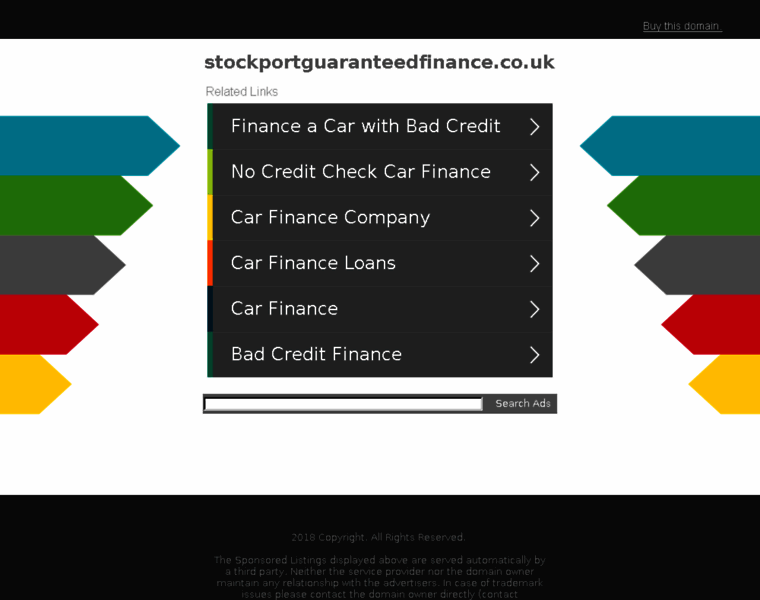 Stockportguaranteedfinance.co.uk thumbnail