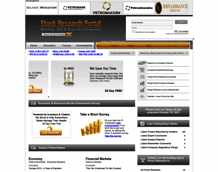 Stockresearchportal.com thumbnail