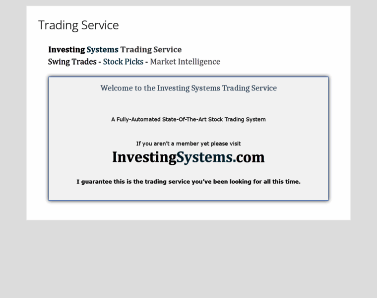 Stocksystem.com thumbnail