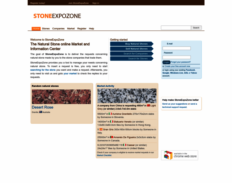 Stoneexpozone.com thumbnail