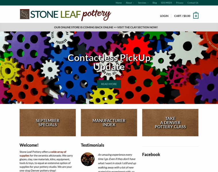 Stoneleafpottery.com thumbnail