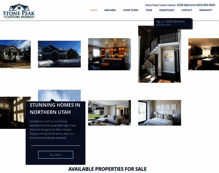 Stonepeakcustomhomes.com thumbnail