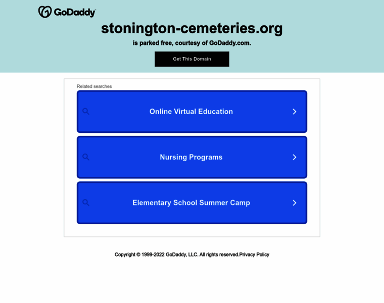 Stonington-cemeteries.org thumbnail