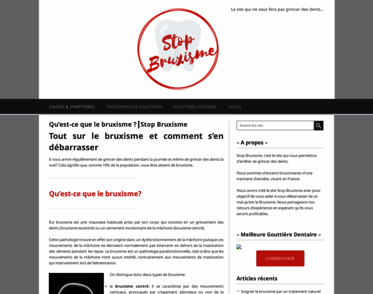 Stop-bruxisme.com thumbnail