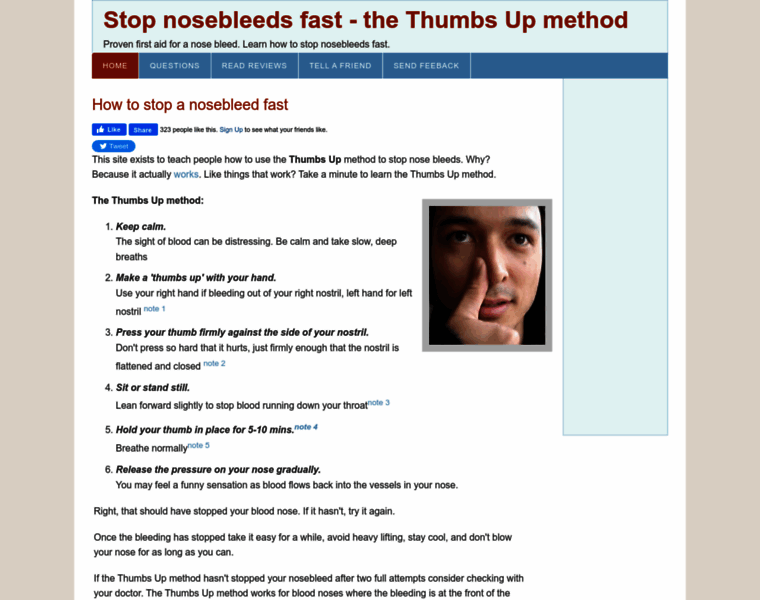 Stop-nosebleeds.org thumbnail