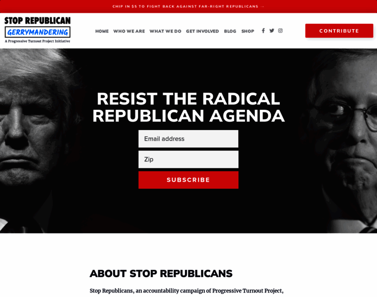 Stop-republicans.org thumbnail