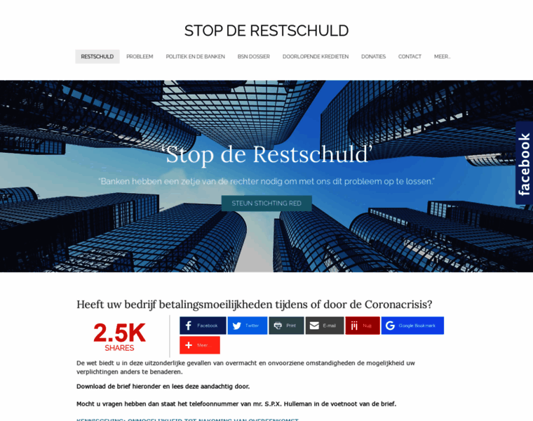 Stopderestschuld.nl thumbnail
