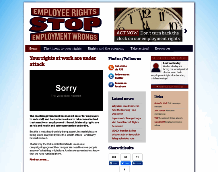 Stopemploymentwrongs.org thumbnail
