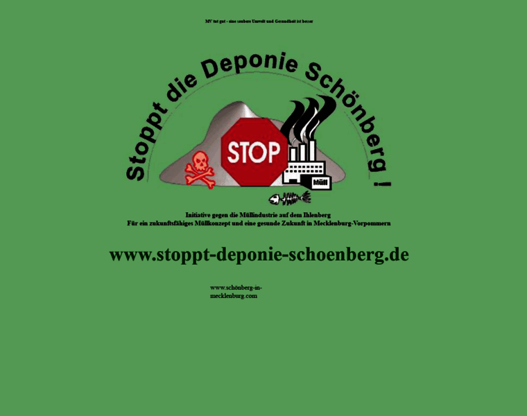 Stoppt-deponie-schoenberg.de thumbnail
