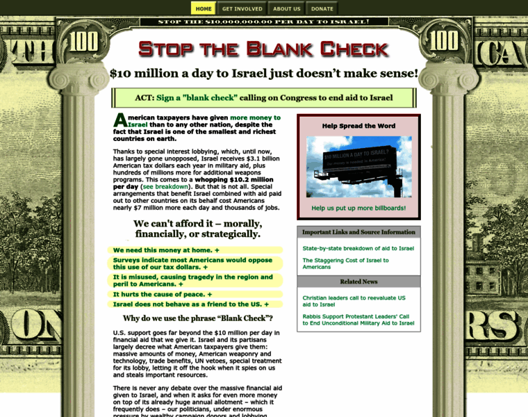 Stoptheblankcheck.org thumbnail