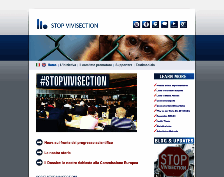 Stopvivisection.eu thumbnail
