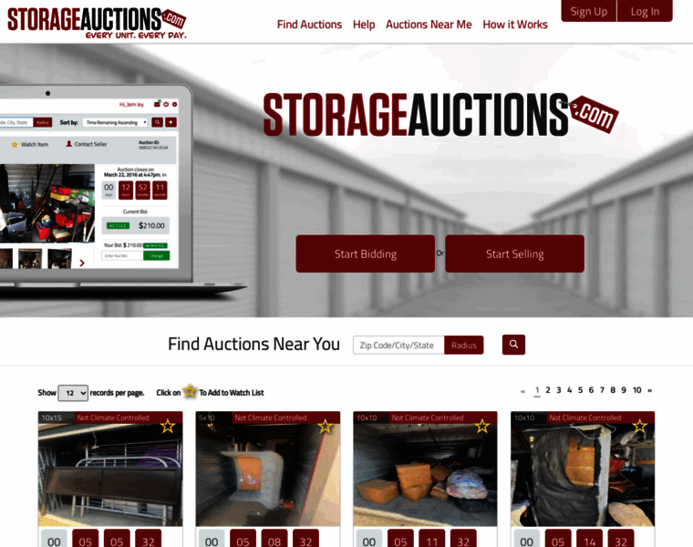 Storageauctions.com thumbnail