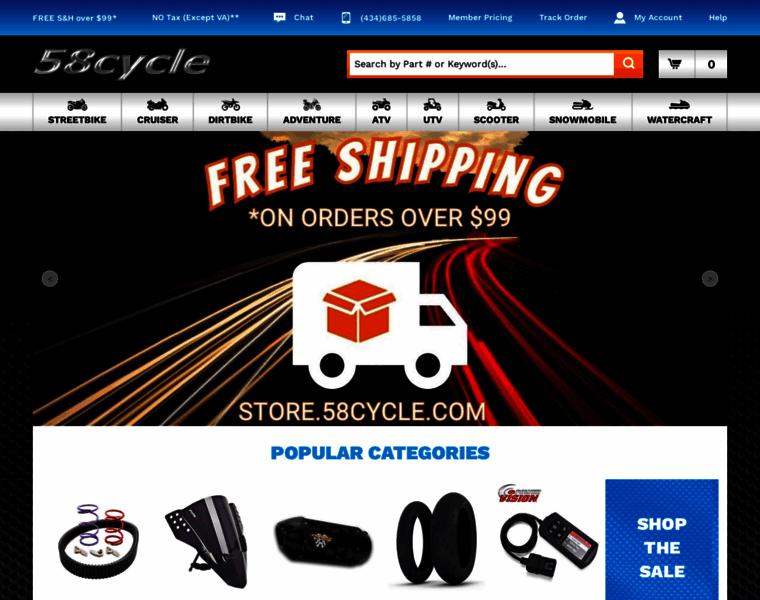 Store.58cycle.com thumbnail