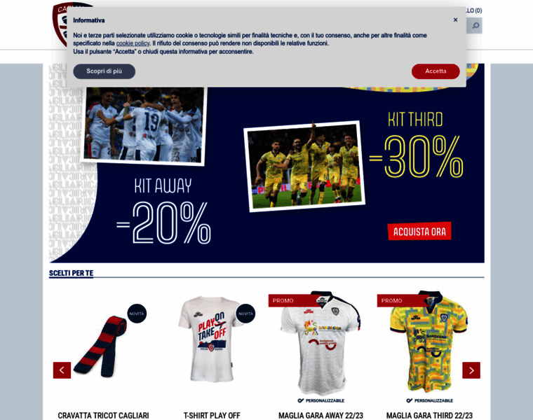 Store.cagliaricalcio.com thumbnail