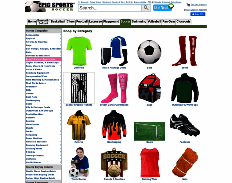 Store.epicsports.com thumbnail
