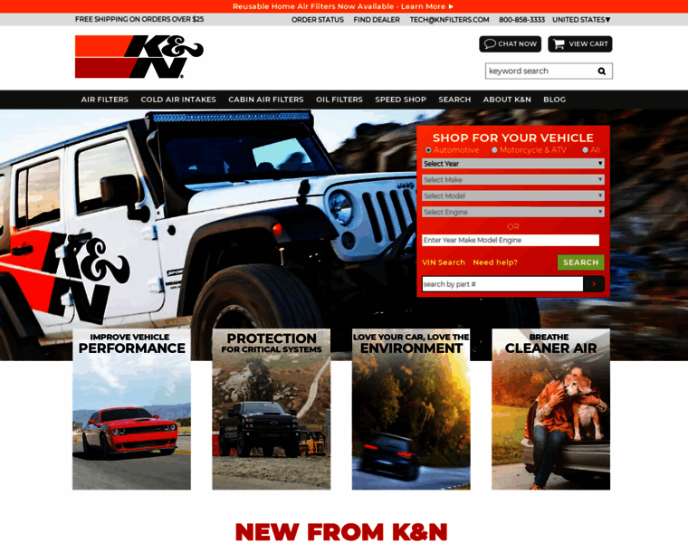 Store.knfilters.com thumbnail