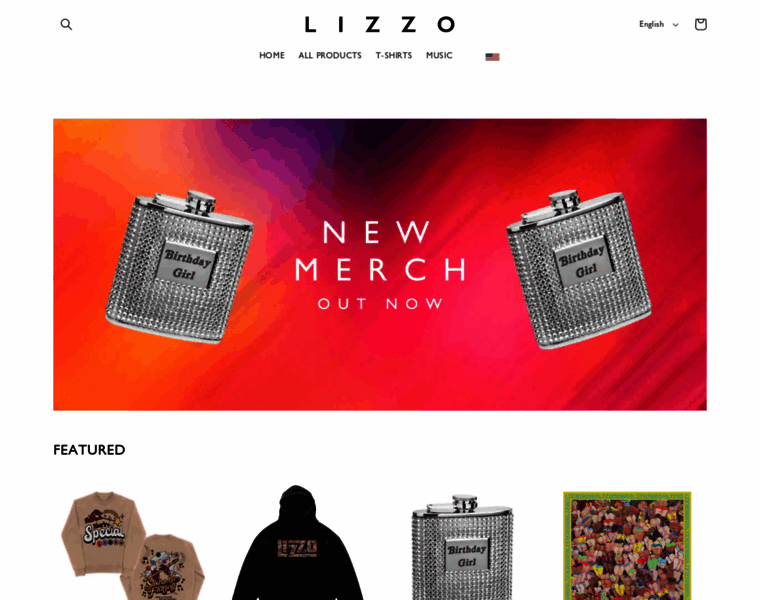 Store.lizzomusic.com thumbnail