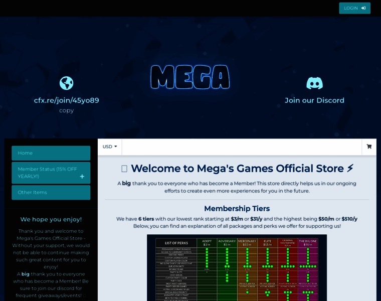 Store.megasgames.com thumbnail