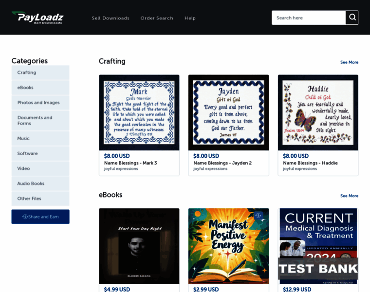 Store.payloadz.com thumbnail