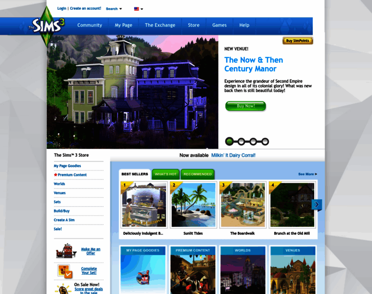 Store.thesims3.com thumbnail