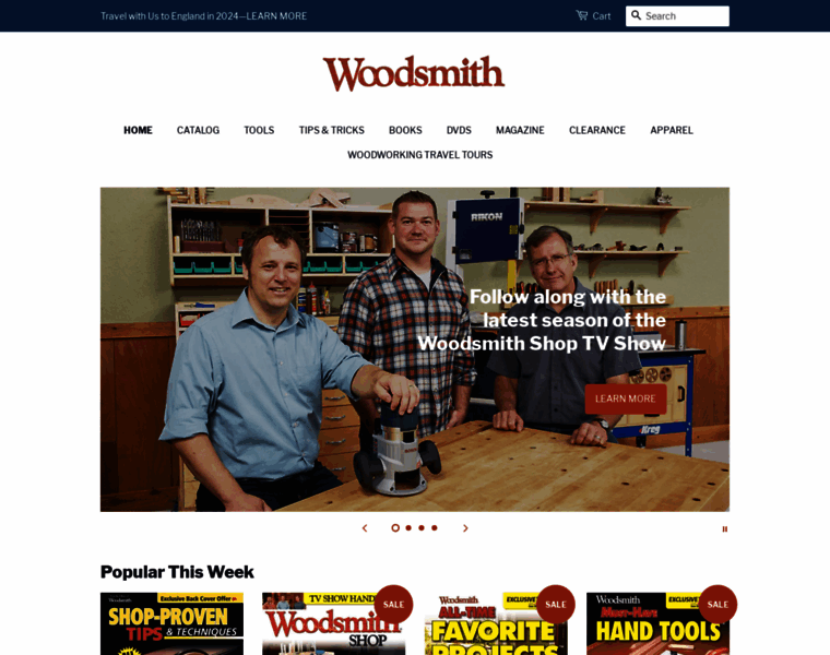 Store.woodsmith.com thumbnail