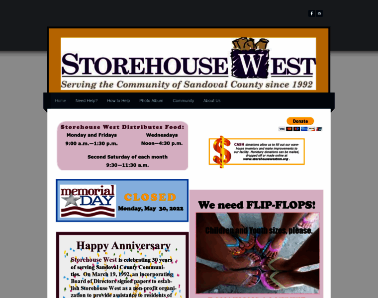Storehousewest.org thumbnail