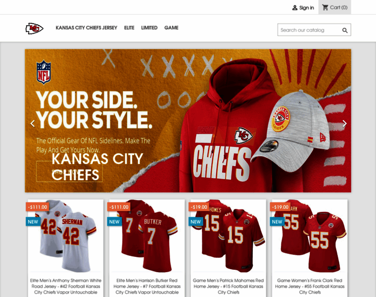 Storekcchiefs.com thumbnail