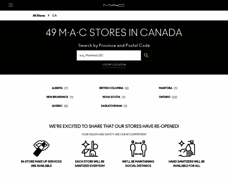 Stores.maccosmetics.ca thumbnail