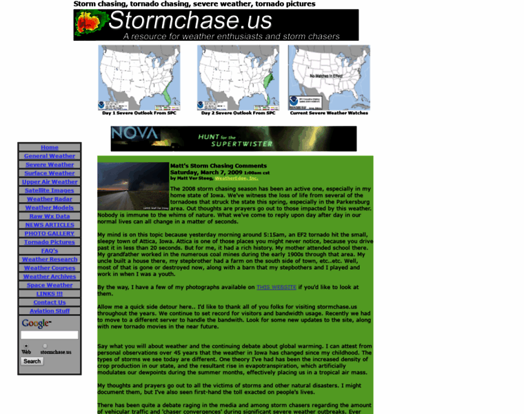 Stormchase.us thumbnail