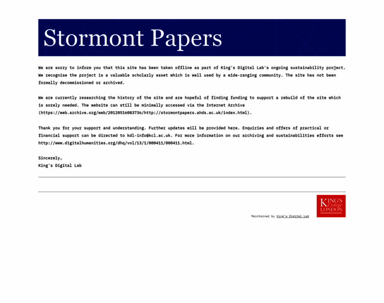 Stormont-papers.ahds.ac.uk thumbnail