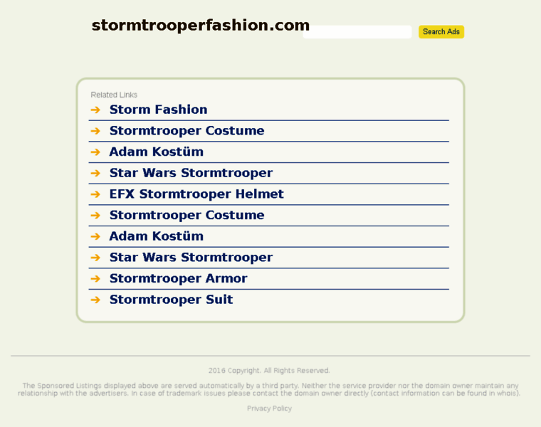Stormtrooperfashion.com thumbnail