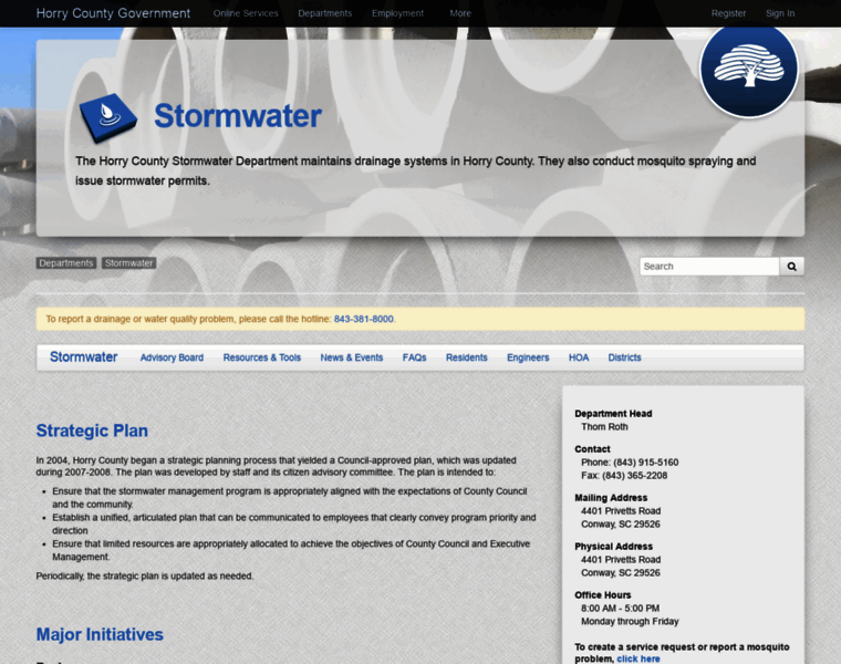 Stormwater.horrycounty.org thumbnail