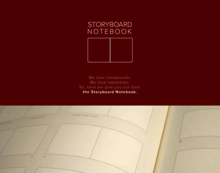 Storyboardnotebook.com thumbnail
