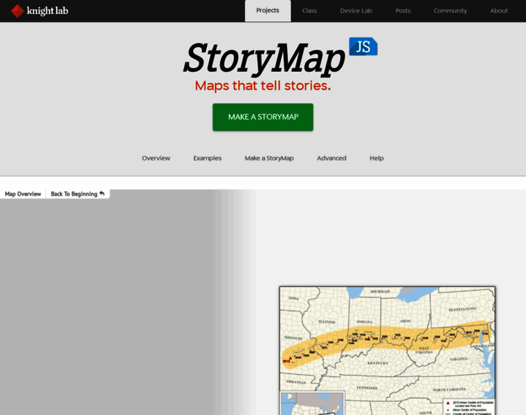 storymap.knightlab.com at WI. StoryMapJS