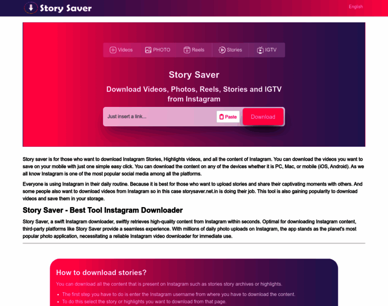 Storysaver.net.in thumbnail
