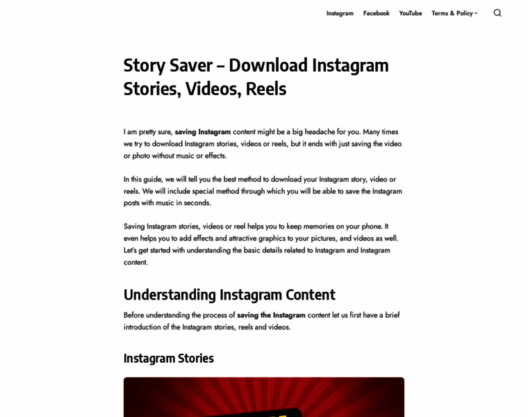 Storysaver.page thumbnail