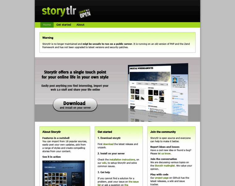 Storytlr.org thumbnail